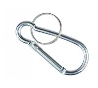 Karabiner Pendente Miniblings Anello Chiave Arrampicata Argento