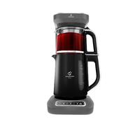 Karaca Çaysever Robotea Pro 4-in-1 Talking Tea and Filter Coffee Maker 2500W Space Gray, Funzione di preparazione del tè, Funzione di filtraggio del caffè, Funzione di preparazione dell'acqua di alimentazione, Indicatore di freschezza