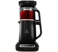 Karaca Caysever Robotea Pro 4 in 1 Theiere Elettrico Automatico, Macchina da Caffè Filtrato, Bollitore da Tè, Theiere con Infusore, 2500 W, Cromo