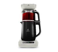 Karaca Çaysever Robotea Pro Connect 4 in 1 Talking Automatic Glass Tea Maker and Filter Coffee Brewer 2500W Tea Maker, Starlight, Tea maker, Turkish Tea Pot, Turkish Traditional Tea