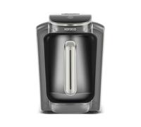 KARACA Hatır Neo - Macchina per caffè turco argento, caffettiera elettrica per moka con 3 livelli di potenza, 300 ml, capacità 5 tazze, 735 W, spegnimento automatico e protezione dal surriscaldamento