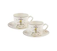 Karaca Little Prince - Set di 2 tazzine da caffè da 80 ml, in porcellana, robusta, bordo spesso, materiale porcellana