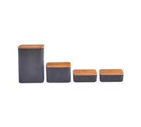 Karaca | Massimo Set 4 Contenitori Antracite