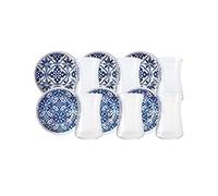 KARACA Mavili - Set di 12 bicchieri da tè per 6 persone, 170 ml