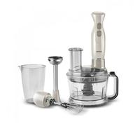 Karaca Pro-Multimax Robot da cucina, Iconic Beige latte, 2000 W - Utensile da cucina multifunzione per la massima potenza - Contiene contenitore di miscelazione (800 ml) e contenitore (1,5 L