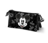 Disney Topolino Year-Astuccio Triplo, Nero, 23 x 11 cm