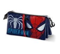 Marvel Spiderman Gaze-Astuccio Triplo, Blu 23 x 11 cm
