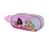 Karactermania Barbie Pets-Astuccio 3D Doppio, Rosa, 22 x 10 cm