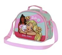 Karactermania Borsa Porta Merenda 3D Unisex Kids, Rosa Barbie, One Size
