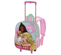 Karactermania Barbie Pets-Zainetto 3D con Ruote Piccolo, Rosa, 26 x 34 cm, Capacità 7 L