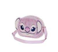 Disney Lilo e Stitch Angel Heart-Mini Borsa a Tracolla Plush, Rosa