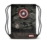 Karactermania Captain America Army-Storm Turnbeutel Sacca, 48 cm, Multicolore (Multicolour)
