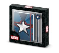 Marvel Captain America Courage-Geschenkbox mit Tagebuch und Fashion Kugelschreib