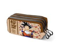 Karactermania Astuccio triplo Dragon Ball Goku Foodie Trick FAN 2.2 Marrone 23 x 11 cm