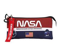 KARACTERMANIA NASA Mission-Astuccio Portatutto Triplo HS, Multicolore