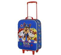 Karactermania Paw Patrol Cool-Valigia Trolley Soft 3D, Blu, 17 x 33 x 52 cm, Capacità 26 L