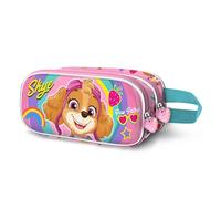Karactermania Paw Patrol Happy-Astuccio 3D Doppio, Rosa, 22 x 10 cm