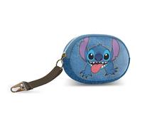 Disney Portamonete Lilo e Stitch Updown Pill Blu 12,5 x 9 cm