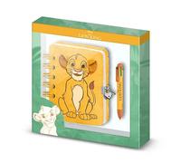 Karactermania Quaderno Di Peluche + Penna Ha Il Re Leone 24x23x2.5 Cm