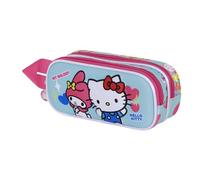 Karactermania Sanrio Hello Kitty Friendship-Astuccio 3D Doppio, Blu, 22 x 10 cm