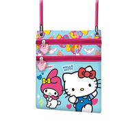 Karactermania Sanrio Hello Kitty Friendship-Borsa a Tracolla Action Verticale, Blu, 15 x 17 cm