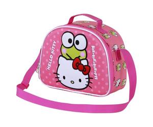 Karactermania Sanrio Hello Kitty Funny-Borsa Porta Merenda 3D, Rosa, 26 x 20 cm