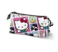 Karactermania Sanrio Hello Kitty Panels-Astuccio Triplo, Multicolore, 23 x 11 cm