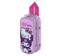 Karactermania Sanrio Hello Kitty Playful-Astuccio 3D Doppio, Rosa, 22 x 10 cm