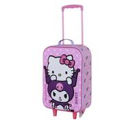 Karactermania Sanrio Hello Kitty Playful-Valigia Trolley Soft 3D, Rosa, 17 x 33 x 52 cm, Capacità 26 L