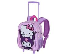 Karactermania Sanrio Hello Kitty Playful-Zainetto 3D con Ruote Piccolo, Rosa, 26 x 34 cm, Capacità 7 L