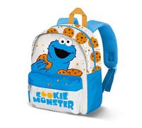 Karactermania Sesame Street Pasticcino Cookie Monster Cookie-Zainetto Prescolare Joy, Bianco, 22 x 27 cm, Capacità 5 L