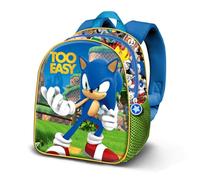 Karactermania Sonic The Hedgehog Easy-Zainetto 3D Elite, Blu, 25 x 30 cm, Capacità 7 L