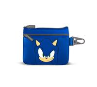 Karactermania Sonic The Hedgehog Face-Portamonete Slim PU, Blu, 10 x 8 cm