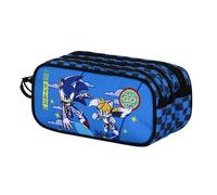 KARACTERMANIA Sonic The Hedgehog Go-Astuccio Trick FAN 2.2, Blu 23 x 11 cm