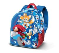 Karactermania Sonic The Hedgehog Heroes-Zainetto 3D Elite, Blu, 25 x 30 cm, Capacità 7 L