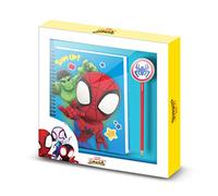 Karactermania Spiderman Team-Confezione Regalo con Taccuino e Matita Fashion, Multicolore