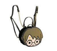 ZAINO FACE FACCIA DI HARRY POTTER CHIBI HARRY POTTER MARRONE SPALLA