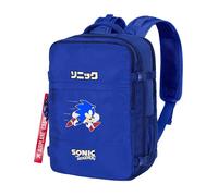 Sonic The Hedgehog - SEGA Action-Zaino Mercury da Viaggio Aereo 40x20x25cm Bagaglio a Mano, Blu, Capacità 20 L