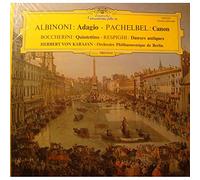KARAJAN/BERLIN adagio/canon ALBINONI/PACHELBEL LP DG EX++