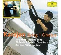 Edvard Grieg Peer Gynt, Holberg Suite/finlandia (Von Karajan, Bpo) (CD) Album