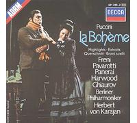 Karajan Herbert( Direttore), Freni Mirella( Soprano), Pavarotti( Tenore) - Boheme (Highlights),Brani Scelti
