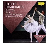 Karajan Herbert( Direttore), Rostropovich Mstislav( Violoncello) - Ballett Highlights (Lo Schiaccinoci,Coppelia,Romeo E Giulietta,Swan Lake,Cindere