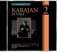 Karajan In Italy Vol.2 Roma 1954 - Ludwig Van Beethoven (Audio Cd)