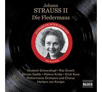 Johann Strauss II – Die Fledermaus (Von Karajan, Po e Chorus, Schwarzkopf) – CD – NAXOS