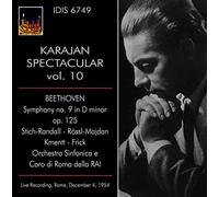 Beethoven / Randall / Majdan - Karajan Spectacular Vol. 10 - Live Recording, Rome 4th December 1954