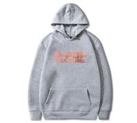 Karan Aujla P-Pop Culture Felpe con cappuccio It Was All A Dream Tour 2025 Merch Donne Uomini Felpe a Manica Lunga, Grigio, XXL