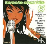 Karaoke Chart Hits Vol 6 - Karaoke CDG Double Disc - EZP123