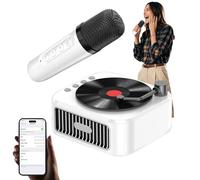 Karaoke Machine Kids, Portable Singing Speaker, Retro Handheld Microphone, Fun Music Player for for Parties, Playtime, Singing Practice, Party Entertainment