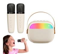 Karaoke Machine Toys, Wireless Karaoke Speaker, Light KTV Device, Wireless Microphones, Family Music Player, Enhanced Sound Quality, Easily Carrying For Home, Travelling And Camping