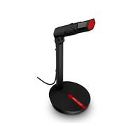 Karaoke Microphone Vocal Record Singing Studio PC USB 3.5mm for Computer Vol Adjust Switch Rotatable Flexible Professional Mic (Color : Style Two Black) (Style One Black)